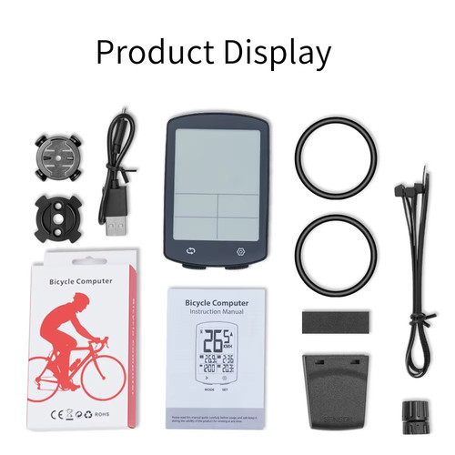 Wireless bike computer lcd - wireless,